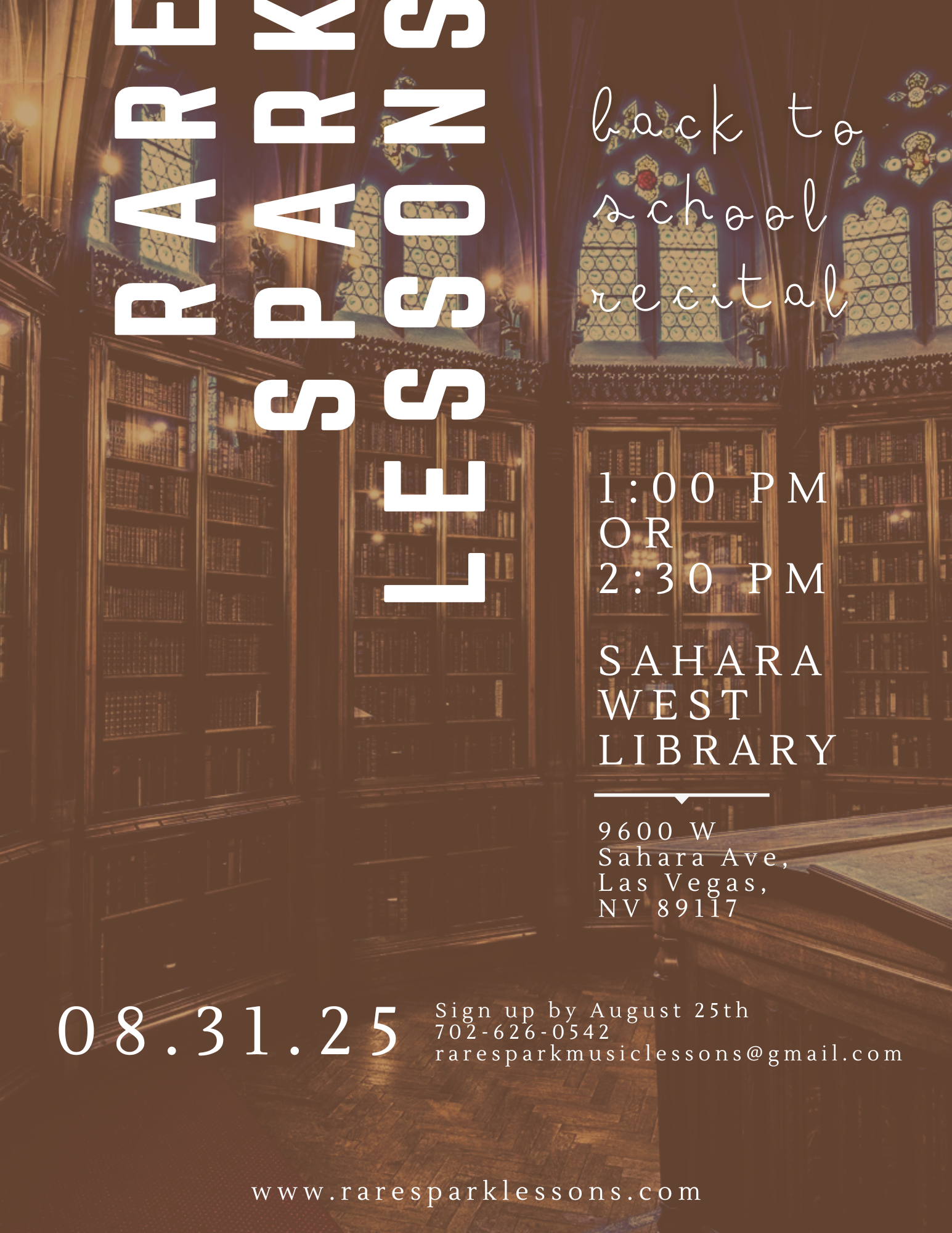 Back To School Recital 2025